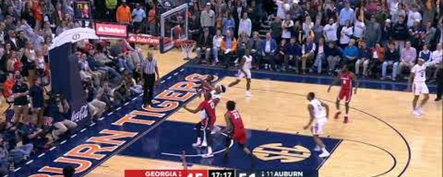 Georgia vs. Auburn Men's Basketball Highlights